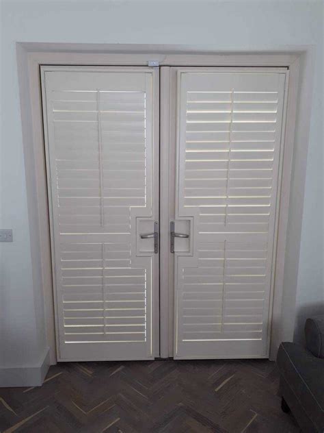 Plantation Shutters Fitted On A Patio Door In Lucan