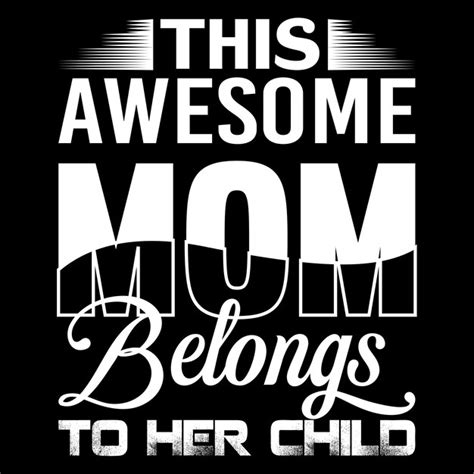 Premium Vector Mom Typography T Shirt Design