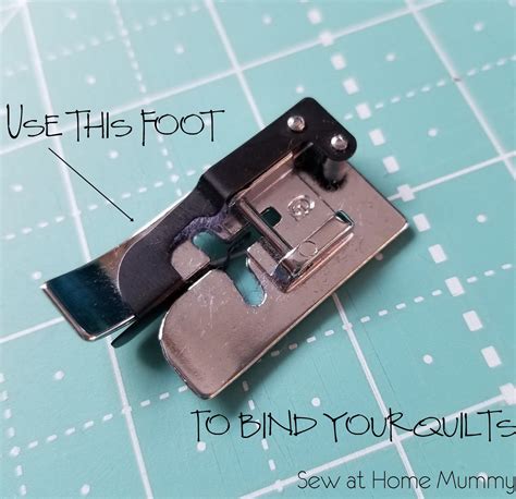 Sew At Home Mummy Machine Binding A Quilt My Tips And Tricks For Using A Blind Hem Foot