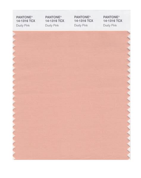 Pantone Smart Color Swatch Card 14 1316 Tcx Dusty Pink Columbia Omni