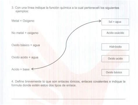 4 Define brevemente lo que son enlaces iónicos enlaces covalentes e