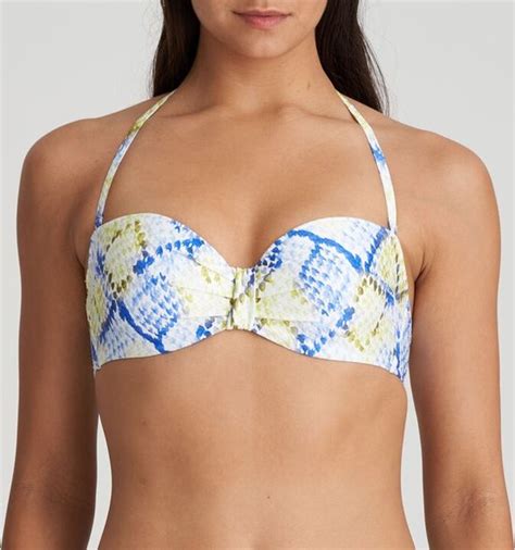 Marie Jo Swim Lundey Voorgevormde Strapless Bikini Top Lime