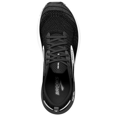 Brooks Revel 6 Womens Running Shoes Black Blackened Pearl White