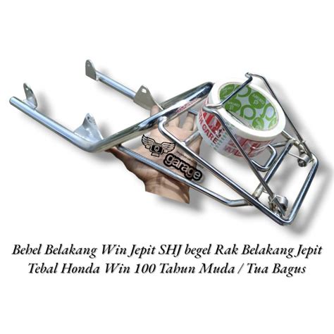 Jual Behel Belakang Win Jepit Shj Begel Rak Belakang Jepit Tebal Honda