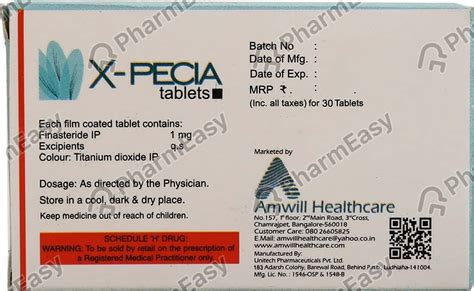 Xpecia 1 MG Tablet (10): Uses, Side Effects, Price & Dosage | PharmEasy