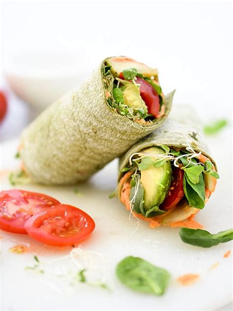 Hummus Veggie Wrap Plus 10 Heavenly Hummus Recipes To Make At Home