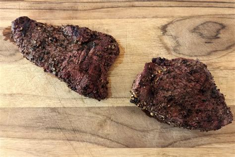 Easy Grilled Bison Steaks With Peppercorn Rub