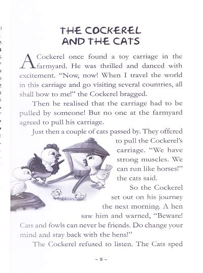 Timeless Aesop’s Fables The Cockerel And The Cats And Other Stories 60 Stories Shree Book