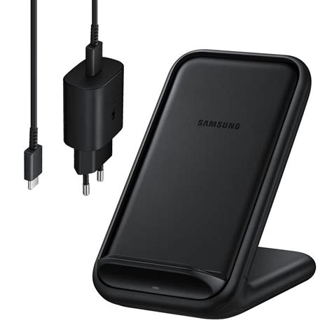 Set Incarcator Wireless Samsung EP N5200TBEGWW Negru Qi 15W