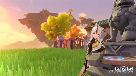 Teapot Hot Springs Onsen In Genshin Impact Appreciation Of Serenitea Contest Genshin Impact