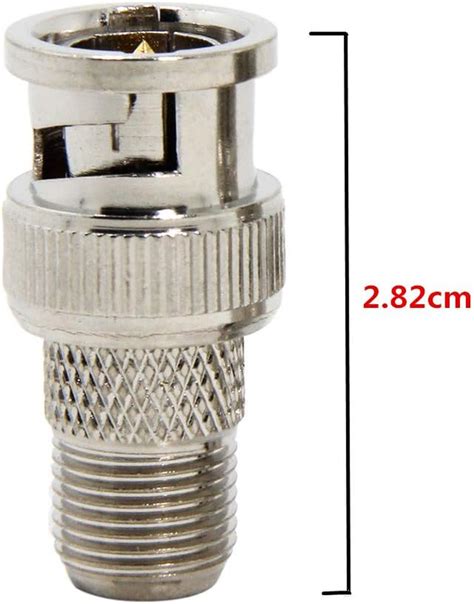 Bnc To F Female 10 Pack Bnc Male To F Female Coax Connector Coupler