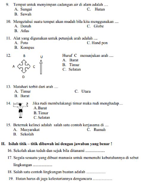 Contoh Soal Ips Kelas 9 Semester 1 Berbagai Contoh