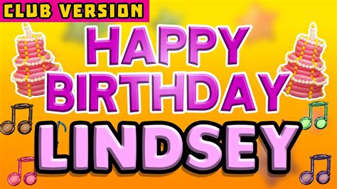 Happy Birthday LINDSEY POP Version 2 The Perfect Birthday Song For