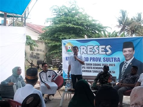 Reses Sidang Kedua Ketua DPRD Sultra Serap Aspirasi Masyarakat