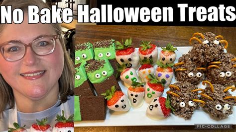 No Bake Halloween Party Treats April Quick Cooking Youtube