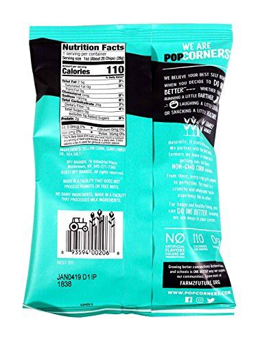 Popcorners Sea Salt Popcorn Chips 1 1 Oz Pack Of 8 Buy Online In Uae Grocery Products In