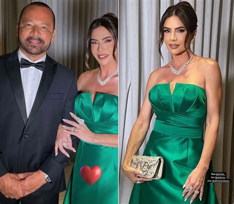 Uau Pai De Neymar E Namorada Capricham Em Looks Para Casamento Luxuoso