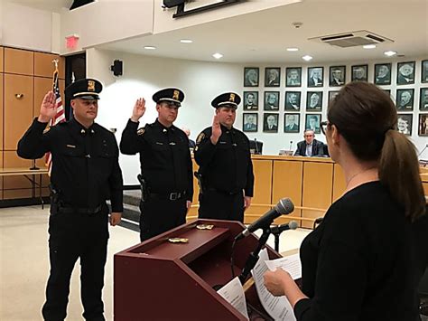 Three Ramapo Police Officers Become Sergeants Ramapo Daily Voice