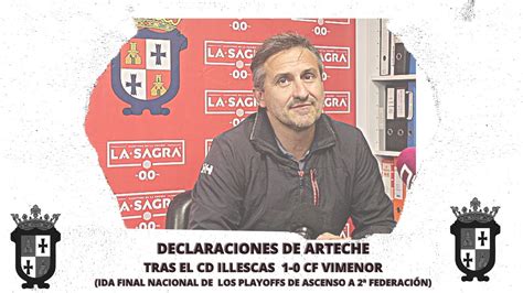 Playoff Ascenso A Federaci N Arteche Tras El Cd Illescas