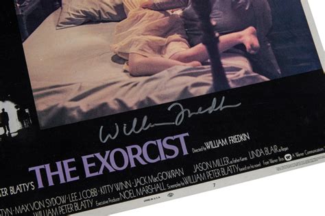 The Exorcist William Friedkin Signed Lobby Card