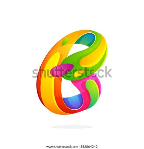 B Letter Colorful Logo Font Style Stock Vector (Royalty Free) 382864342 | Shutterstock