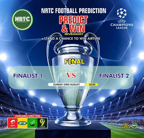 NRTC Football Prediction - UEFA Champions League Final Predict & Win