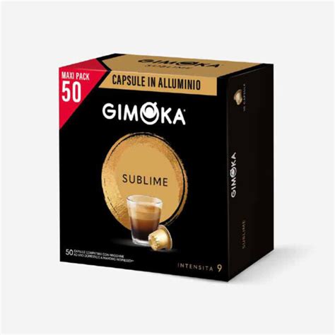 In Alluminio Sublime Gimoka Capsule Compatibili Con Sistema Nespresso