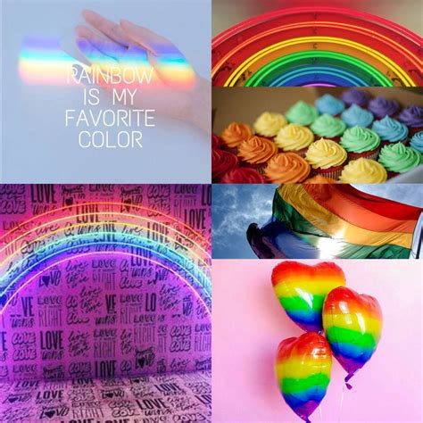 Rainbow Moodboardaesthetic By Lilith Of Night On Deviantart