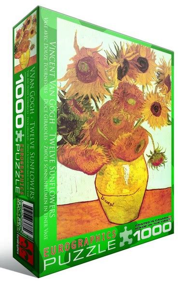 Puzzle Van Gogh Les tournesols Eurographics 6000 3688 1000 pièces