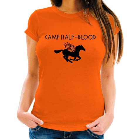 Camiseta Baby Look Camp Half Blood Meio Sangue Percy Jackson Shopee