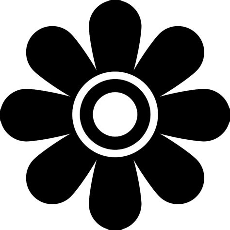 Hippie Flower Vector Svg Icon Svg Repo