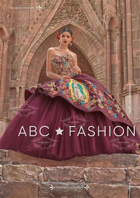 Virgen De Guadalupe Quince Dress By Ragazza M18 118 Charro