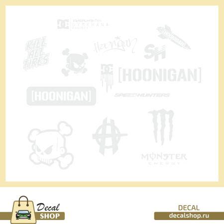 Stickers set Hoonigan style | Decal Shop