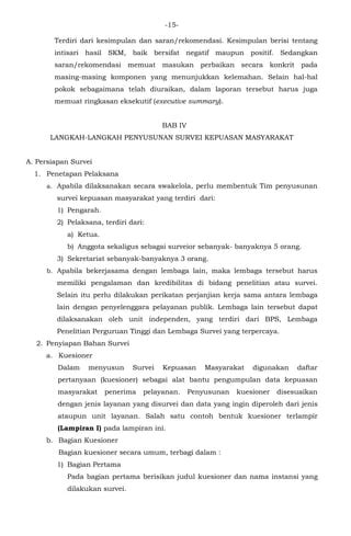 Pedoman Survei Kepuasan Masyarakat Pdf