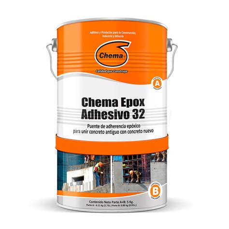 CHEMA EPOX 32 ADHESIVO EPÓXICO KIT 5KG Grupo Tasayco