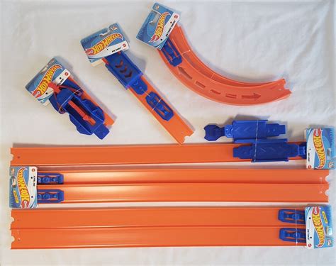 New Hot Wheels Tracks Launcher Loop Curve Ramp Etsy