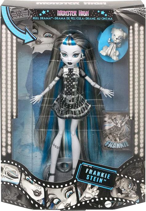 Buy Monster High Doll Frankie Stein In Black And White Reel Drama Collector Doll Bentzens