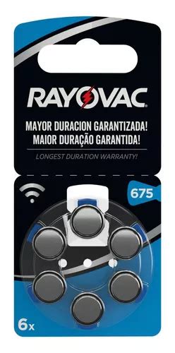 Bateria Auditiva Rayovac 675 X 6und Cuotas sin interés