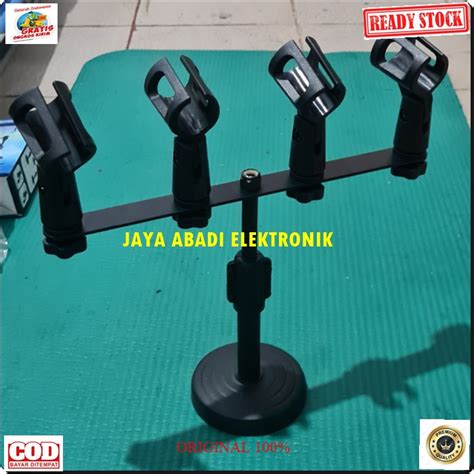 Jual G Original Stand Mic Holder Cabang In Tiang Mik Microphone