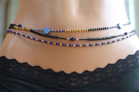 Mystique Strand Waistbeads Royal Waistbeads Clasp Waist Beads