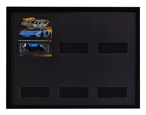 Ramka półka pleksi do Hot Wheels ELITE64 6 modeli kolekcjonerskich blistry Cena Opinie