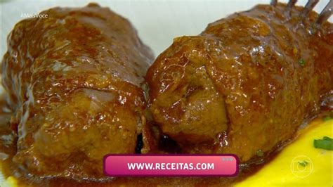 Bife A Rol Recheado Bacon E Champignon Mais Voc Receitas