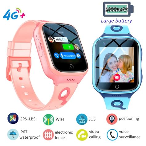 2023 Novo 4G Crianças Smart Watch GPS Tracker SOS Telefone Smartwatch