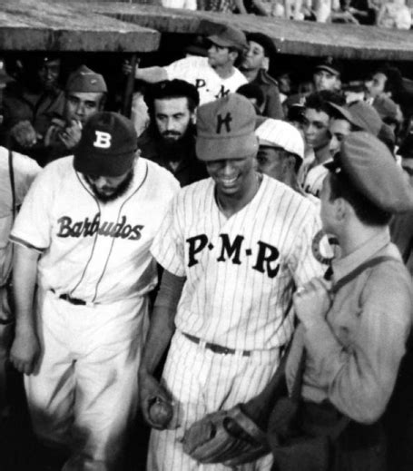 Fidel Castro Playing Baseball 1959 Vintage Everyday