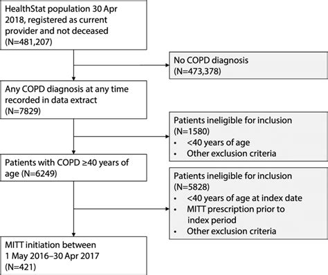 Flow Chart Of Patient Disposition Abbreviations Copd Chronic