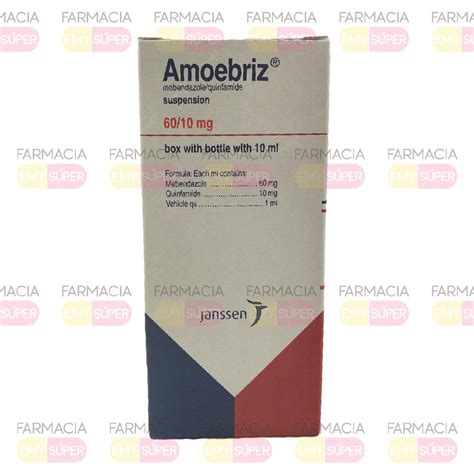 AMOEBRIZ 60 10 MG SUSP INFANTIL CEREZA 10 ML Farmacia Emy