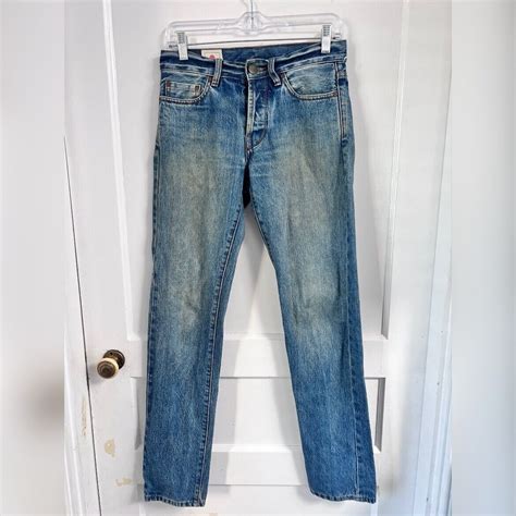 Han KJOBENHAVN Selvage Tapered Blue Jeans Size 26 EBay