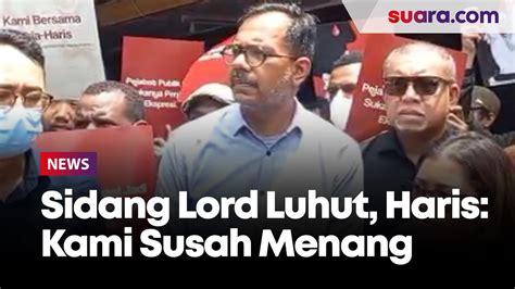 Siap Hadapi Sidang Kasus Pencemaran Nama Baik Lord Luhut Meski Yakin