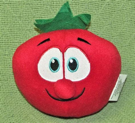 VEGGIE TALES PLUSH BOB THE TOMATO 6" PLUSH STUFFED CHARACTER 2015 RED ...