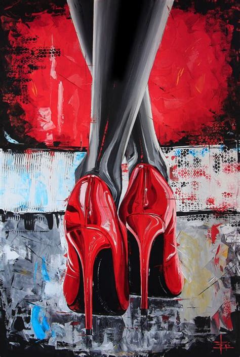 Scarpe Rosse Malerei Von Egidio Gariano Artmajeur By Yourart Arte